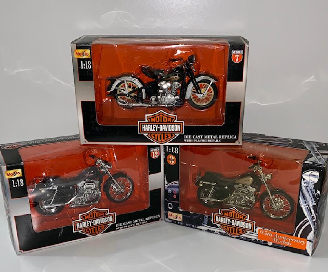 Sealed HARLEY-DAVIDSON Die-Cast Motorcycles 5 (1 of 1)