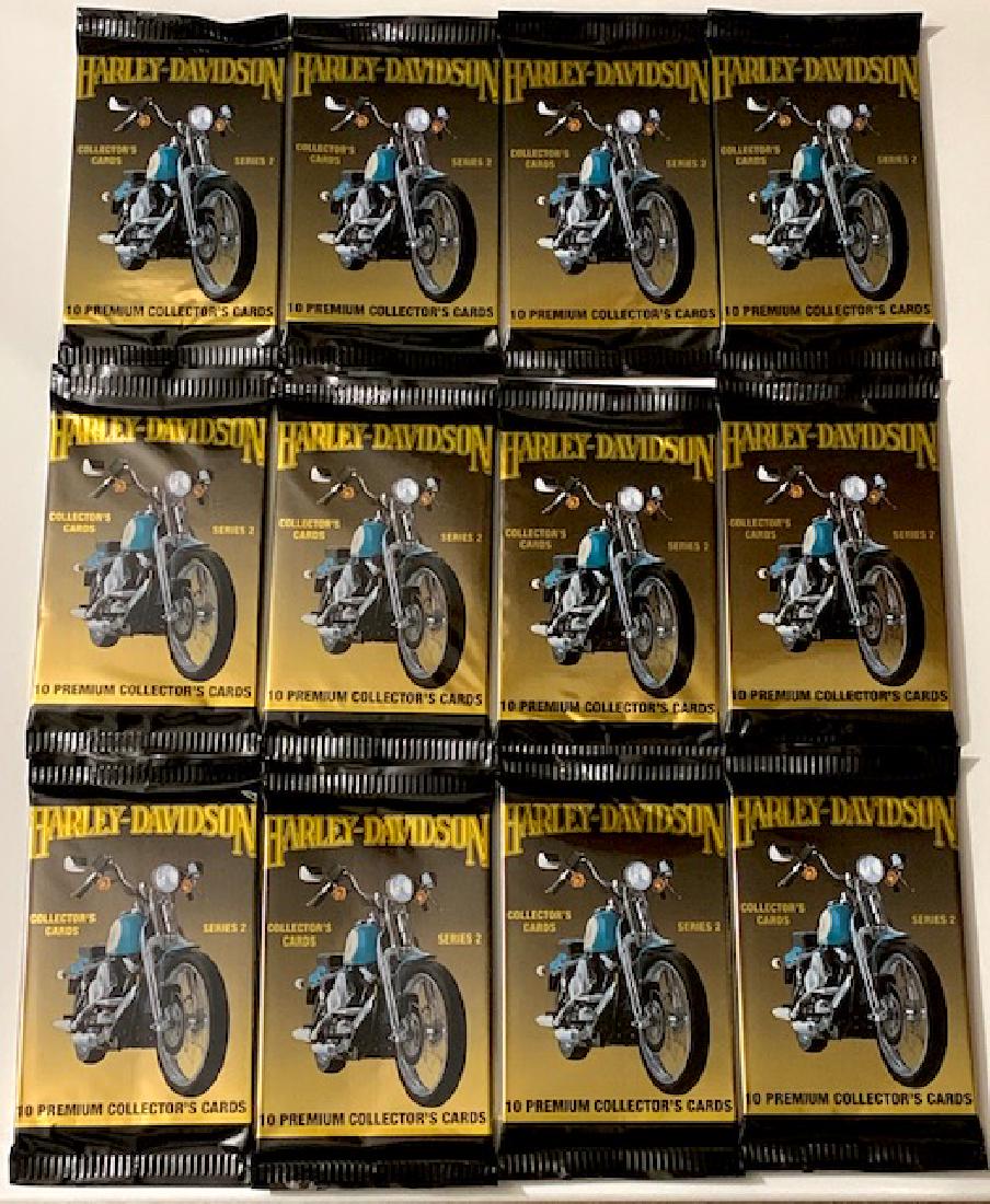 12 Packs of HARLEY-DAVIDSON Premium SERIES 2 Cards: Factory Sealed