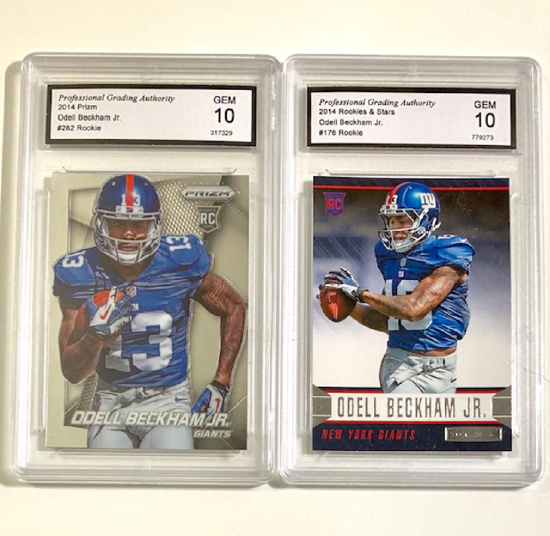 Lot of 2 ODELL BECKHAM JR Rookie Football Cards (1 of 1)