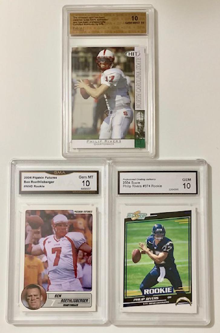 Ben Roethlisberger and Philip Rivers Rookie Cards (1 of 1)