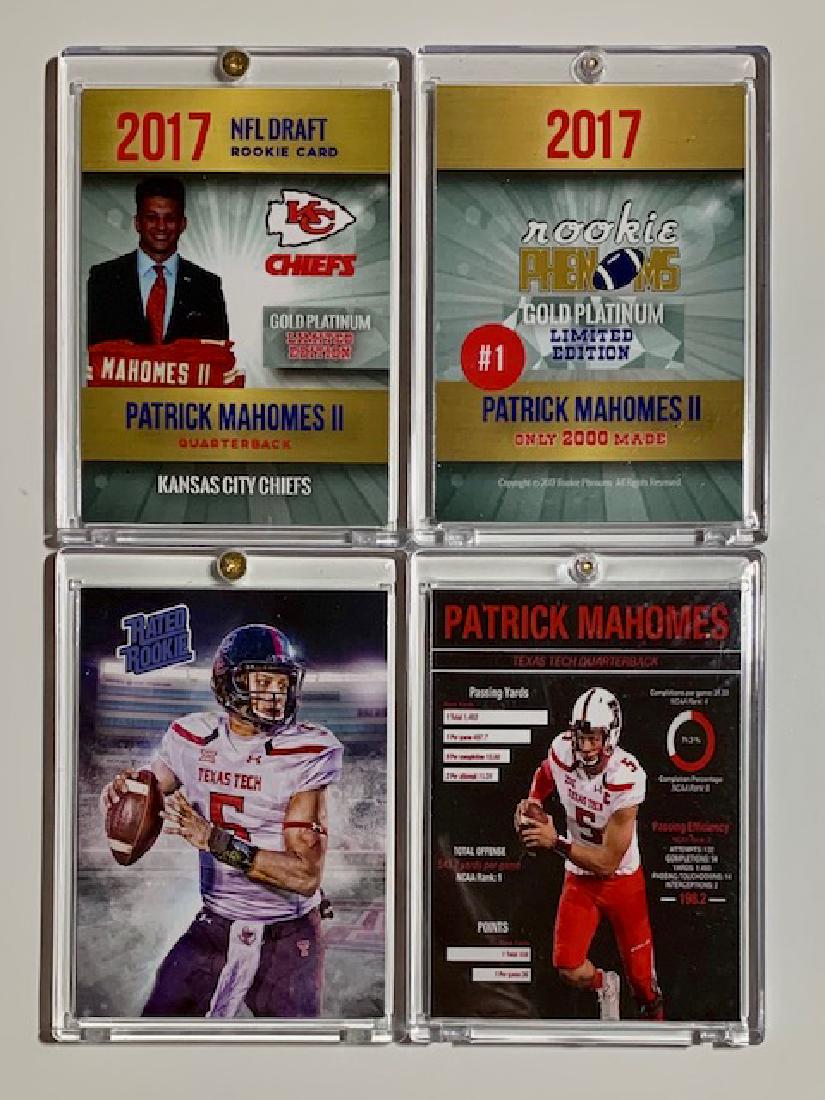 Lot of 2 PATRICK MAHOMES Football Rookie Cards (1 of 1)
