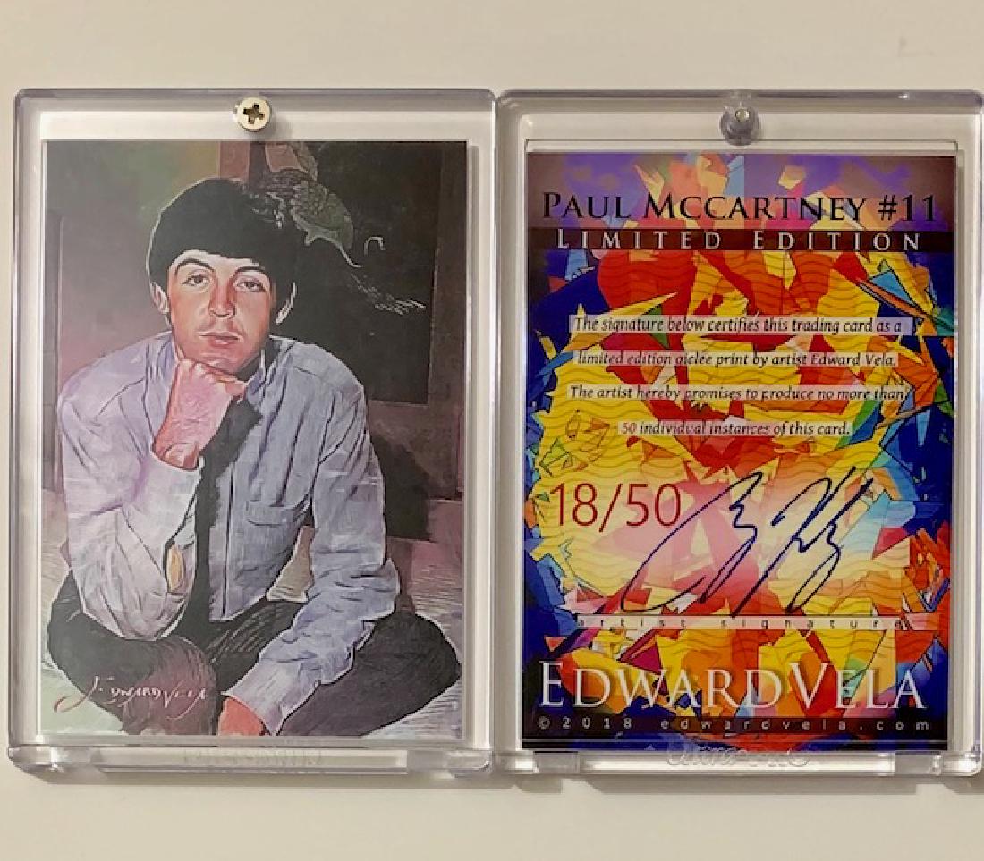 Rare The BEATLES Paul McCartney Card Artist Signed (1 of 1)