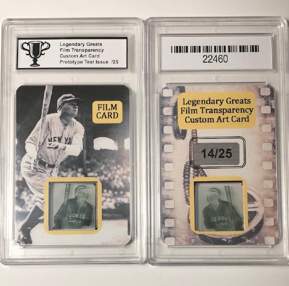 BABE RUTH Prototype Test Film Transparency Card (1 of 1)