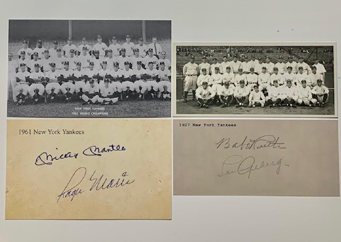 1927 & 1961 New York Yankees Team Photos (1 of 3)