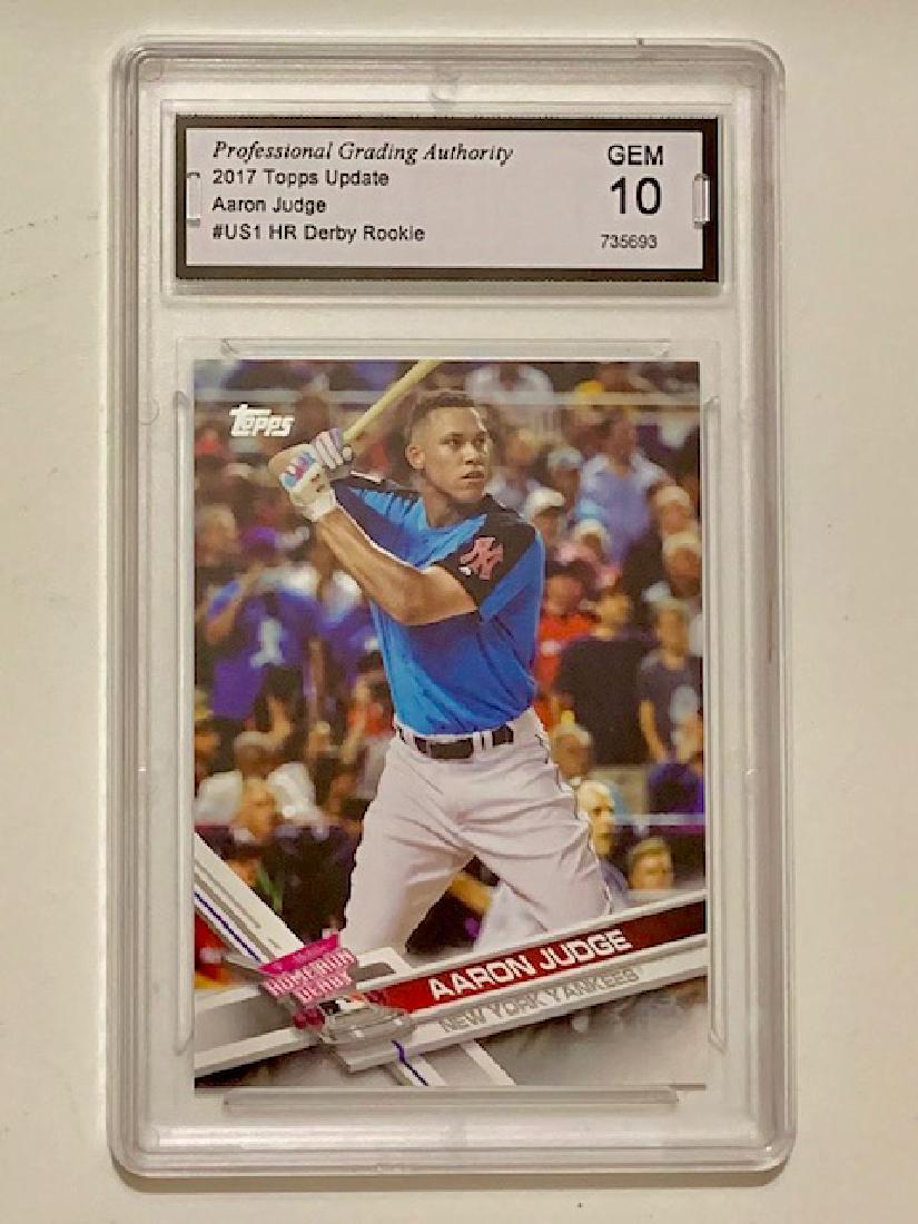 Gem AARON JUDGE Topps Update Rookie Baseball Card (1 of 1)