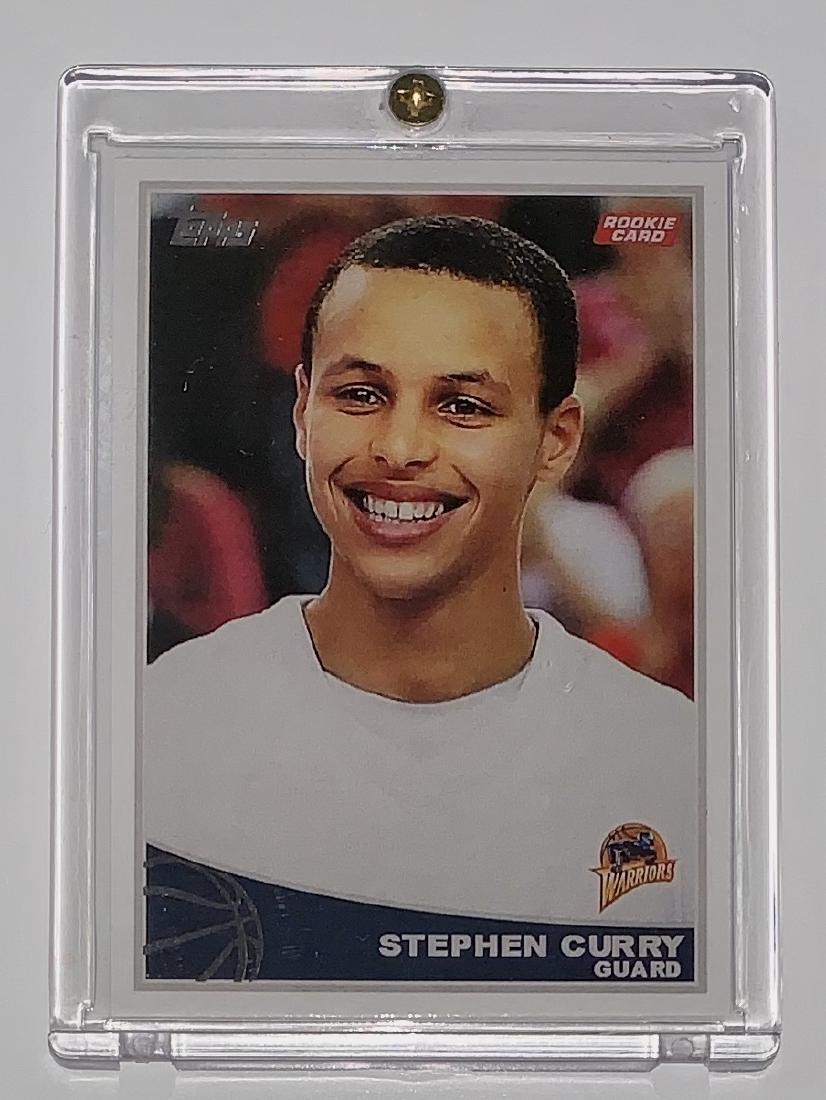 Mint 1 st STEPHEN CURRY Rookie RP Basketball Card: Card Sold as a Possible Re-Print - Sold AS-IS