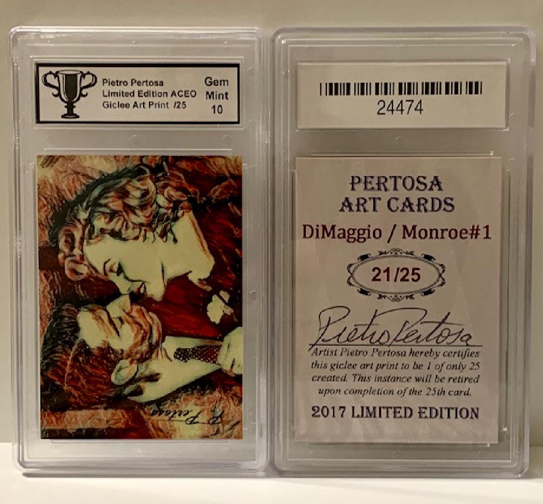 Joe DiMaggio & Marilyn Monroe Giclee Print Art Card (1 of 1)