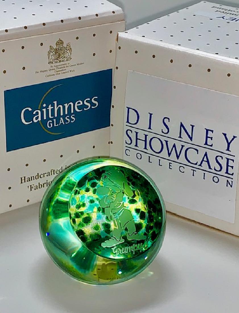 Rare CAITHNESS Art Glass Paperweight WALT DISNEY (1 of 3)