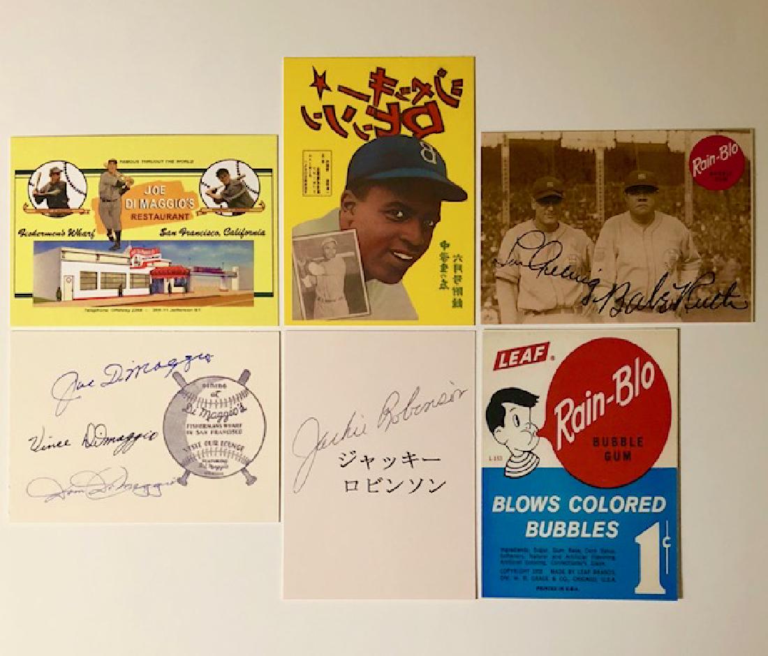 Lot of 3 Advertising Baseball Cards BABE RUTH/GEHRIG (1 of 1)