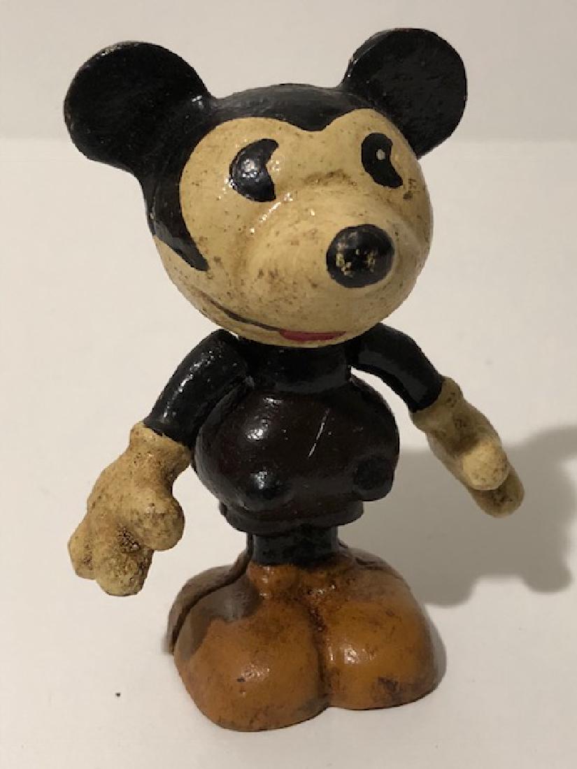 Mini Cast Iron MICKEY MOUSE w/Rotating/Flaling Arms (1 of 2)