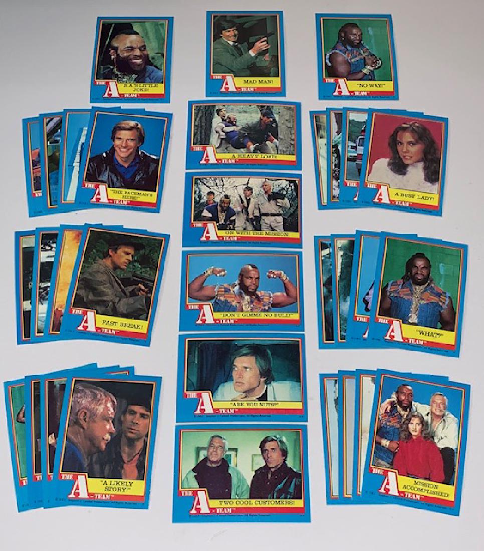 33 Original 1983 The A-TEAM Topps Trading Cards/B: NO DUPLICATES - Perfect Condition - Huge Pop Culture Iconic Television Show â€“ Group B