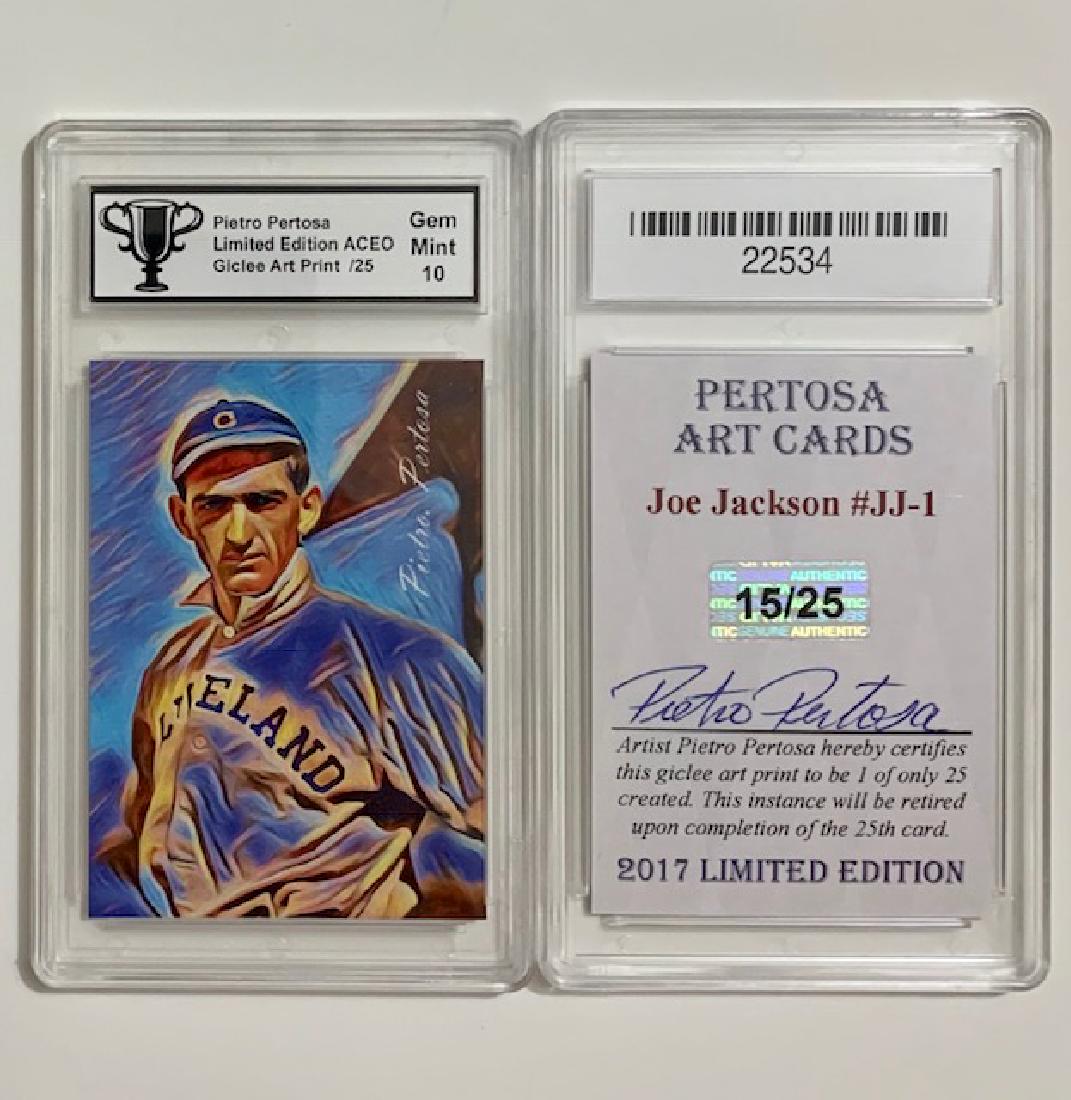 Shoeless JOE JACKSON Signed Giclee Baseball Card (1 of 1)