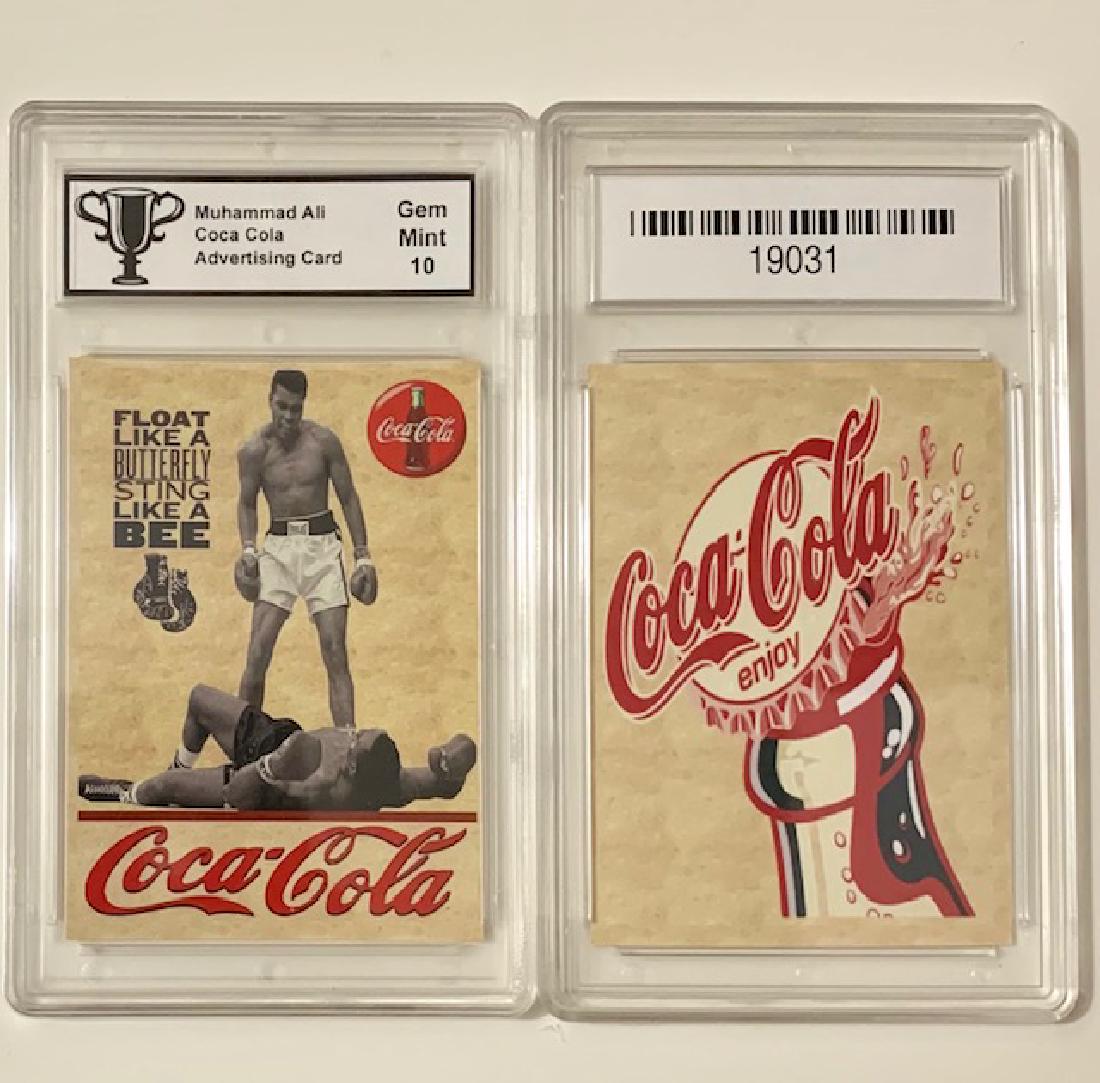 MUHAMMAD ALI COCA-COLA Advertising Card: Float Like a Butterfly - Gem Mint 10 - Great Cross Collectible
