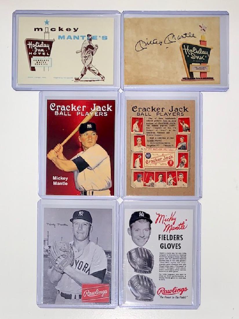 Lot of 4 Cracker Jack Advertising Baseball Cards: These are Promotional Advertising Cards - We Do Not know the Age or the Maker of the Cards - Sold AS-IS