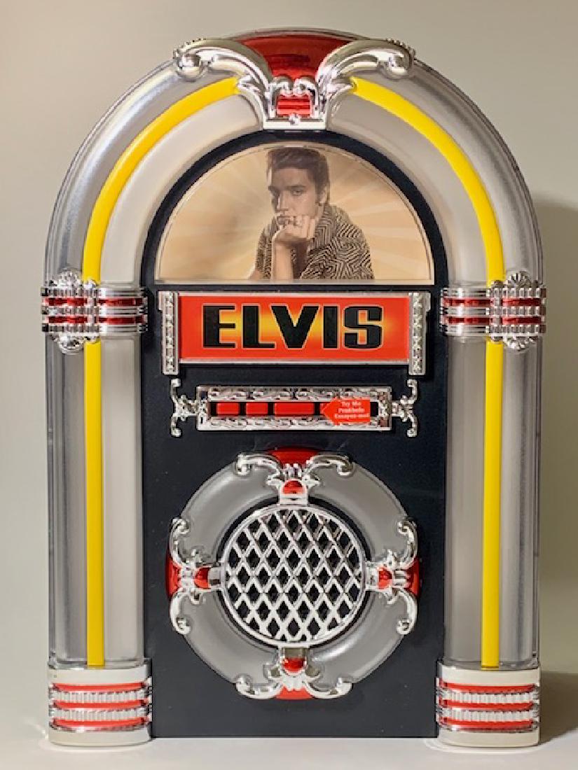 Elvis Presley Illuminated Music Centerpiece Jukebox: Like New - Comes with Original Packaging & Instructions