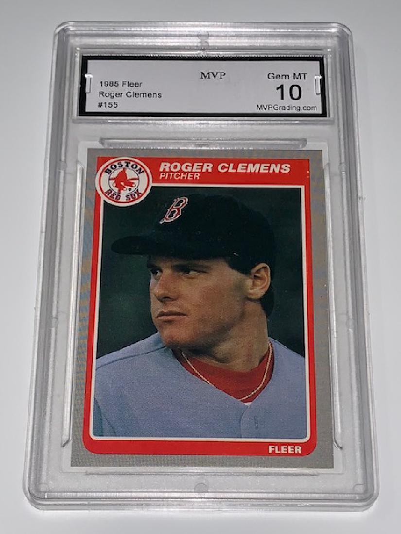 Gem 10 ROGER CLEMENS 1 st Ever Rookie Baseball Card: Gem Mint 10