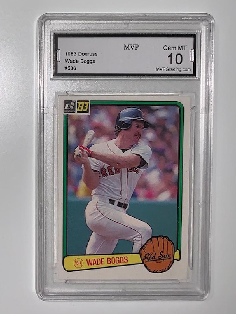 Gem Mint 10 WADE BOGGS Rookie Baseball Card: Gem Mint 10