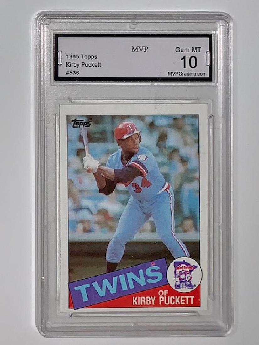 Gem Mint 10 KIRBY PUCKETT Rookie Baseball Card: Gem Mint 10
