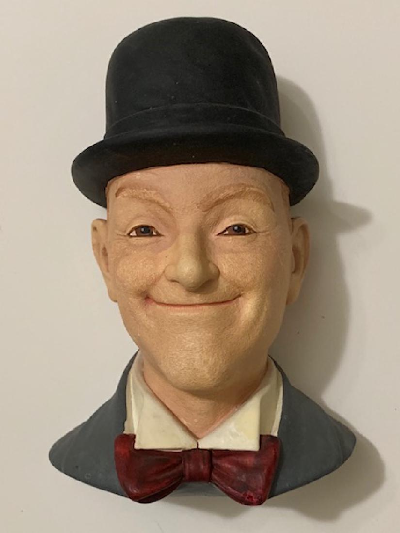 Artist Signed STAN LAUREL Made in England Bust: LAUREL and HARDY / Artist FRANK WRIGHT / Made in England by Legend Products. Chalkware Wall Bust â€“ Great Piece â€“ See all Photos