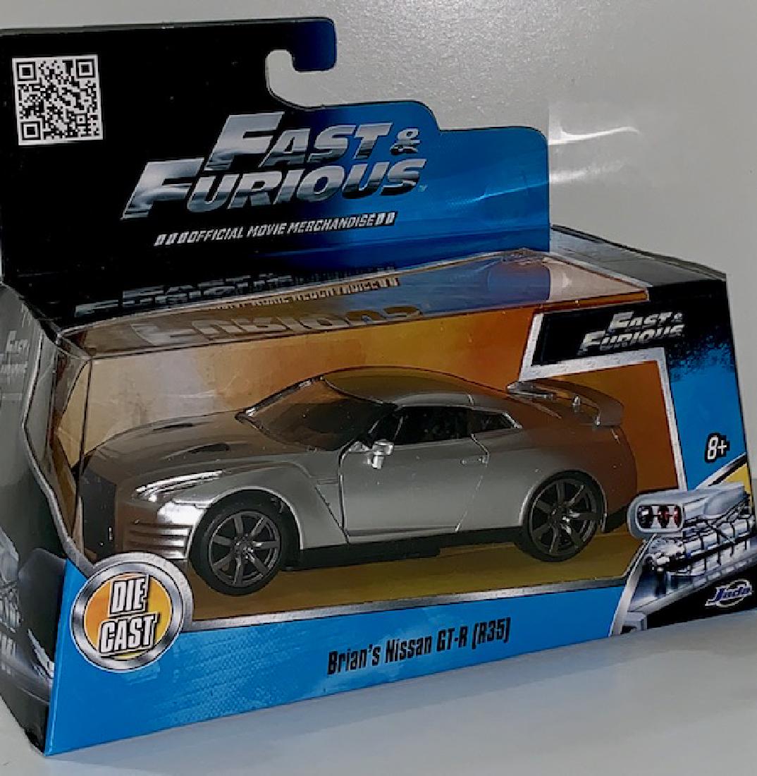 FAST and FURIOUS Movie Die-Cast Car by JADA Toys: Brians Nissan GT-R (R35) â€“ Never Removed from Original Box
