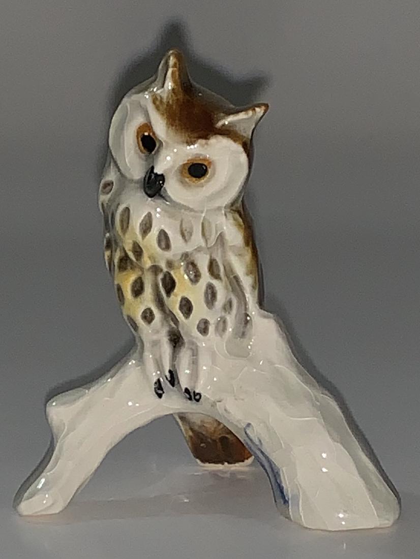 Vintage Goebel W. Germany Perched Owl Figurine: Signed Goebel W. Germany Small Perched Owl - Multiple Photos Posted