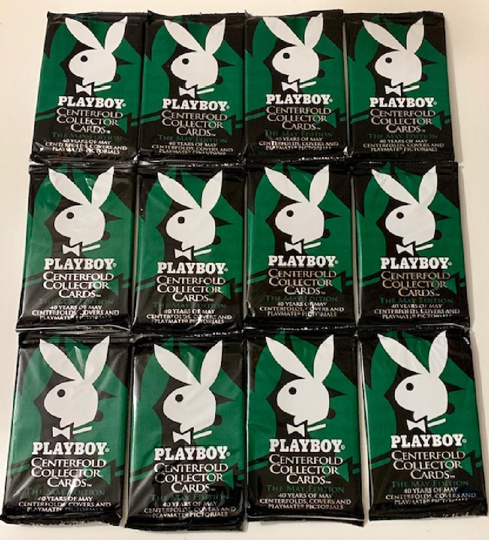 12 Packs 40yrs of MAY Centerfolds PLAYBOY Cards: MAY EDITION - 12 Packs are Sealed â€“ Hard to Find â€“ See all Photos