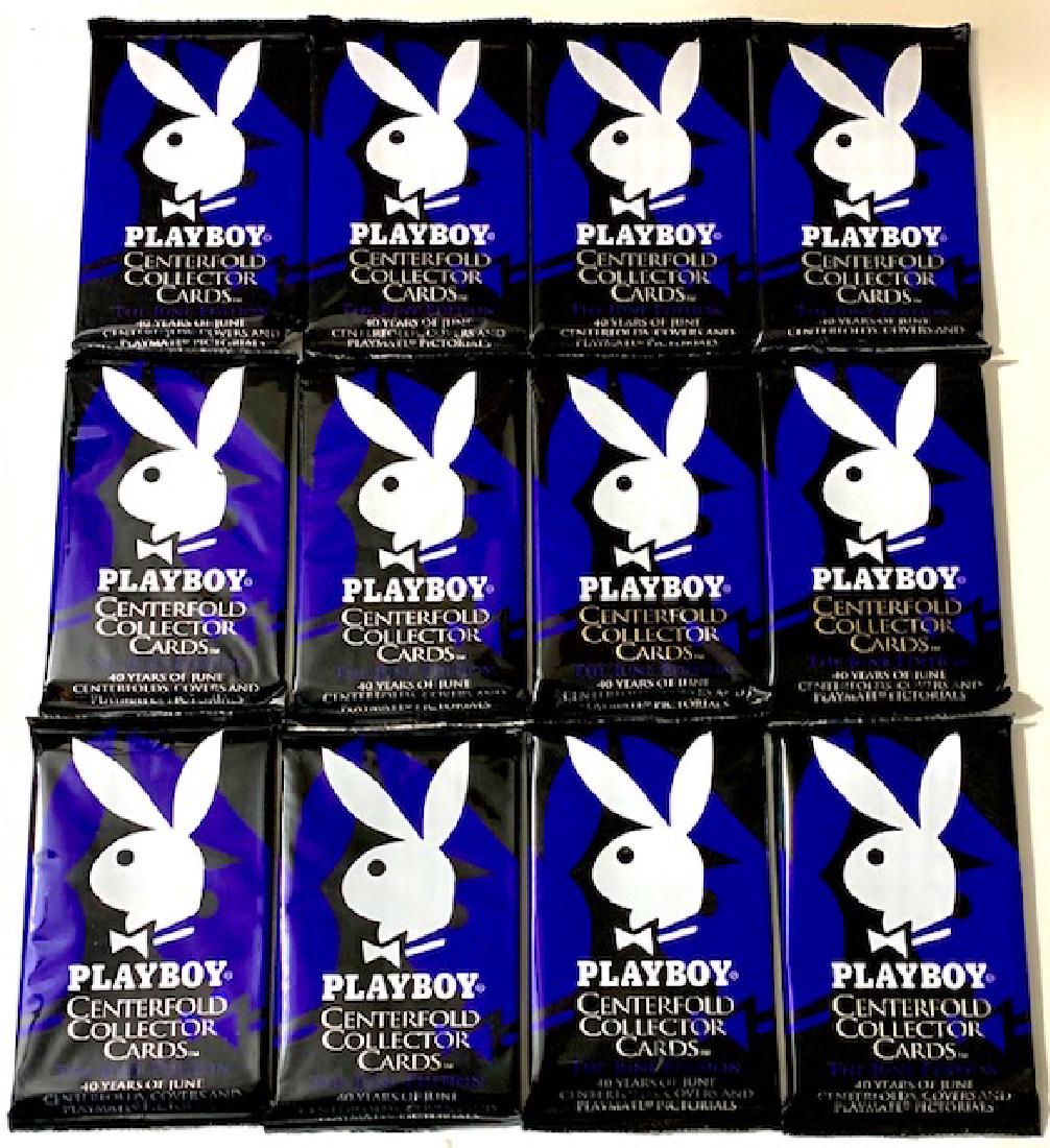 12 Packs 40yrs of AUGUST Centerfolds PLAYBOY Cards: AUGUST EDITION - 12 Packs are Sealed â€“ Hard to Find â€“ See all Photos
