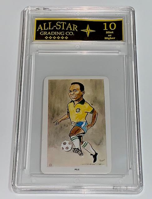 Vintage 1970â€™s Soccer Superstar PELE Tobacco Card (1 of 1)