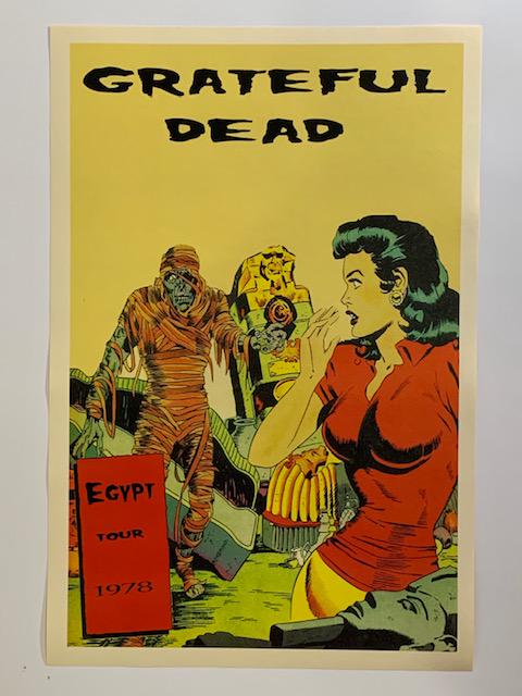 1978 GRATEFUL DEAD Tour of Egypt Concert Poster (1 of 1)