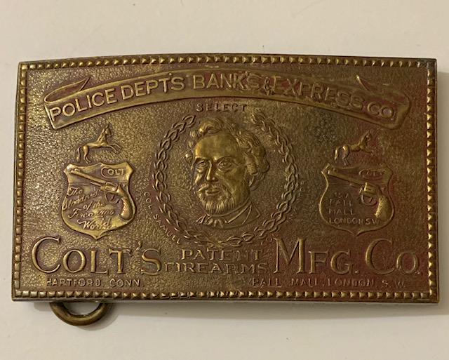 colt firearms belt buckle