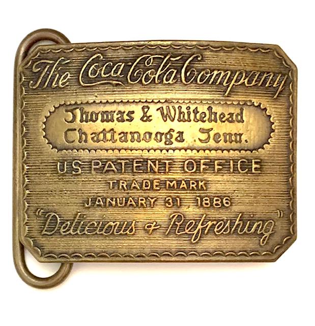 Tiffany Co 1886 Patent Date Coca Cola Belt Buckle