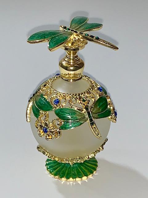 Ann Primrose Jeweled/Enameled Glass Perfume Bottle (1 of 1)