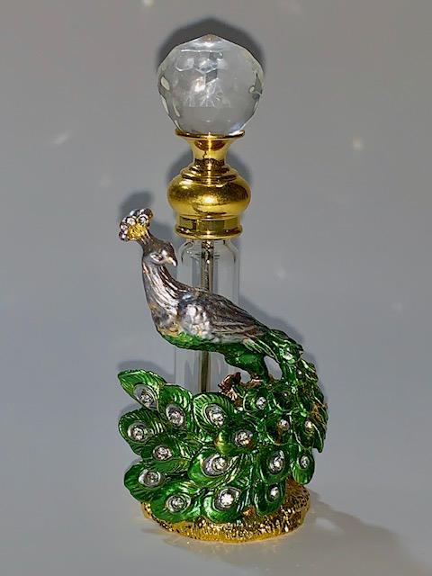 Ann Primrose Jeweled/Enameled Glass Perfume Bottle (1 of 1)