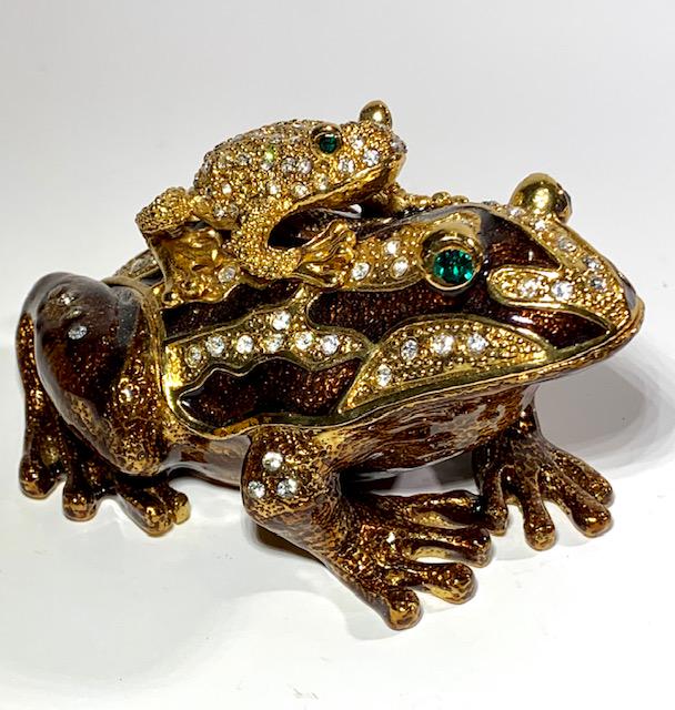 Gorgeous Jeweled and Enameled Figural Trinket Box (1 of 3)