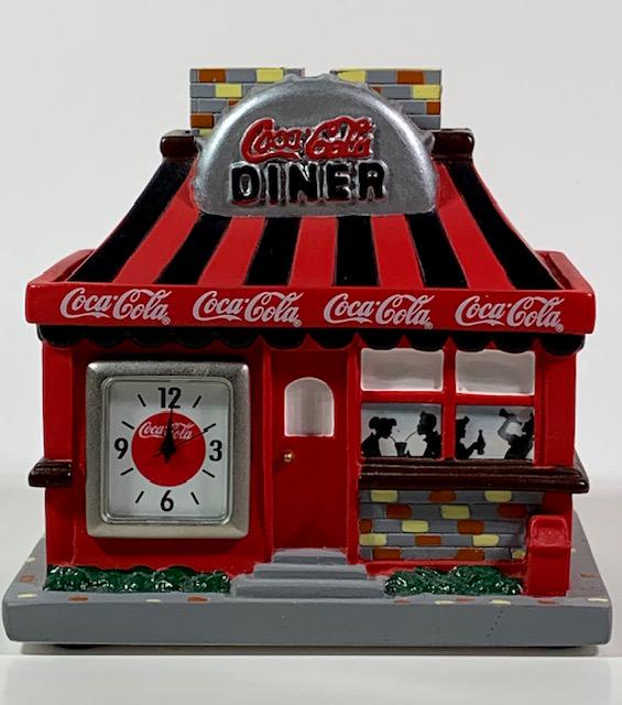 Retro COCA-COLA Nostalgic 1950s Diner Mini Clock (1 of 5)