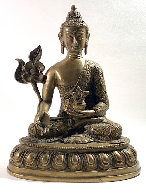 19 th  Century Bronze Tibetan Bodhisattva Buddha Statue (1 of 5)