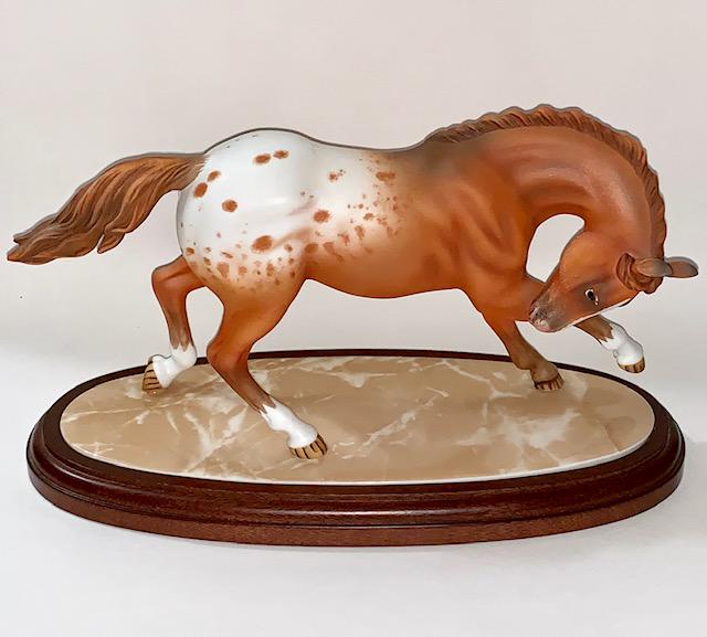 Rare LENOX Fine Porcelain FURY of the PLAINS Horse: Fury of the Plains Horse Figurine by LENOX â€“ Awesome Detail / Perfect Condition / Original Base / Must See all Photos to Appreciate
