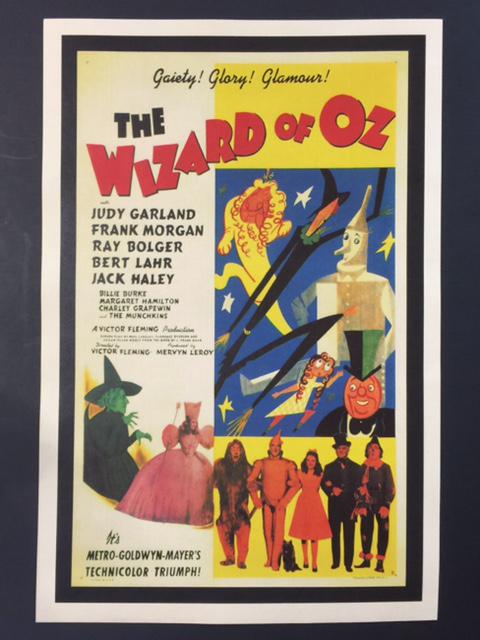 The Wizard of Oz Classic 1939 Movie Poster 12 x 18: Beautiful Condition / 12 x 18 / Print Date Unknown / Not Period Original / Sold as a Decorative Poster