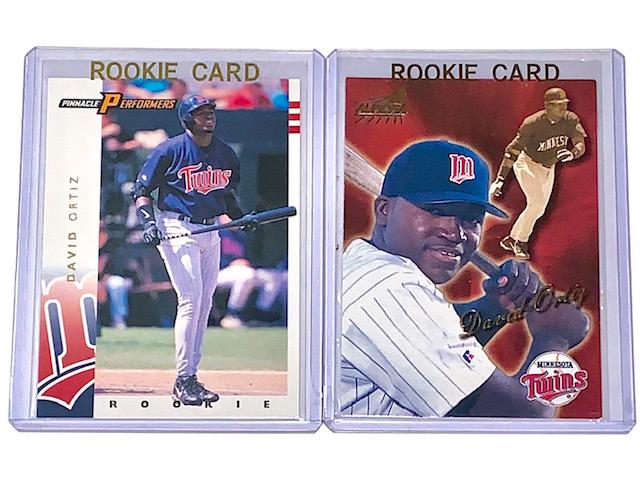 Lot of 2 DAVID ORTIZ Rookie Baseball Cards (1 of 1)