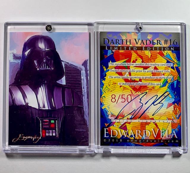 Rare 1 of 50 Artist Signed STAR WARS Print Art Card (1 of 1)