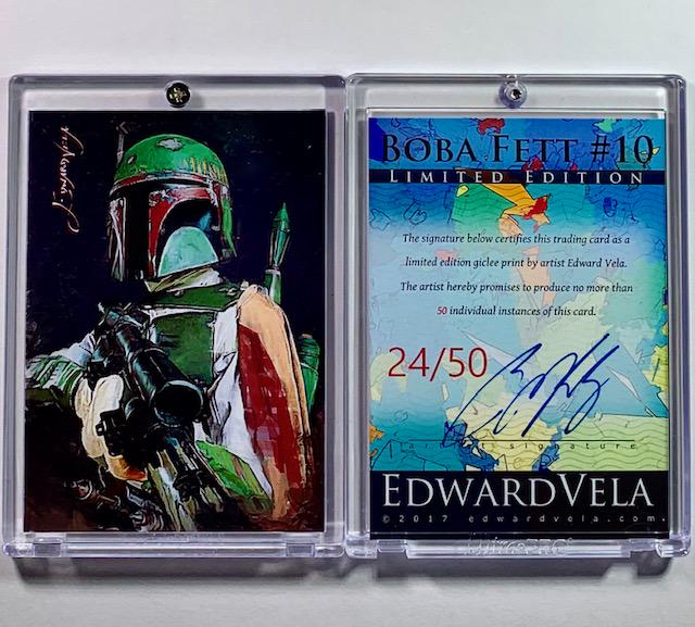 Rare 1 of 50 Artist Signed STAR WARS Print Art Card (1 of 1)