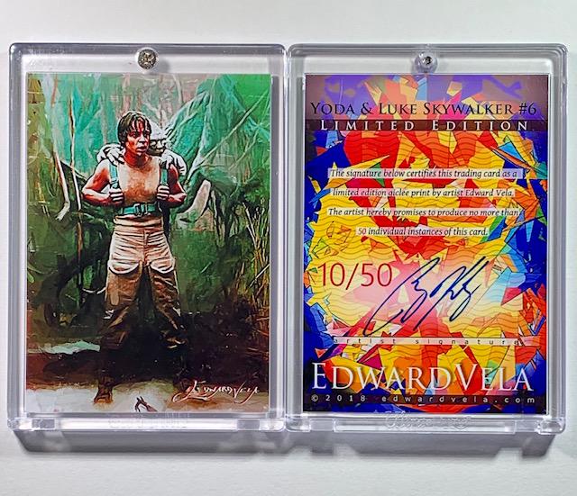 Rare 1 of 50 Artist Signed STAR WARS Print Art Card (1 of 1)