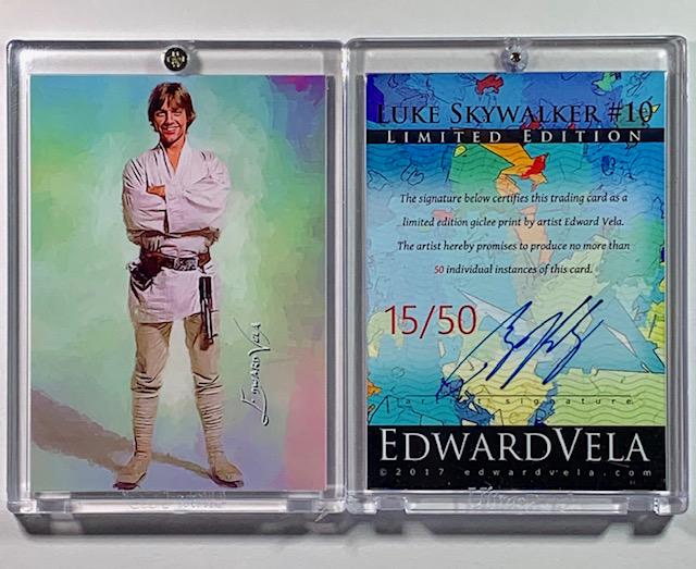 Rare 1 of 50 Artist Signed STAR WARS Print Art Card (1 of 1)