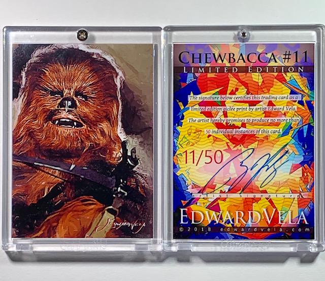 Rare 1 of 50 Artist Signed STAR WARS Print Art Card (1 of 1)