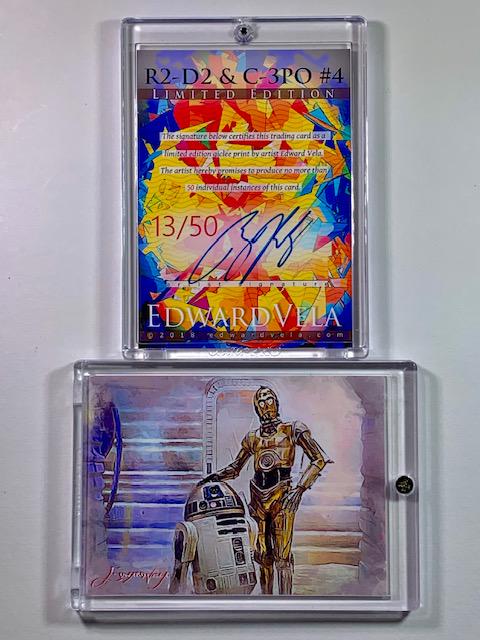 Rare 1 of 50 Artist Signed STAR WARS Print Art Card (1 of 1)