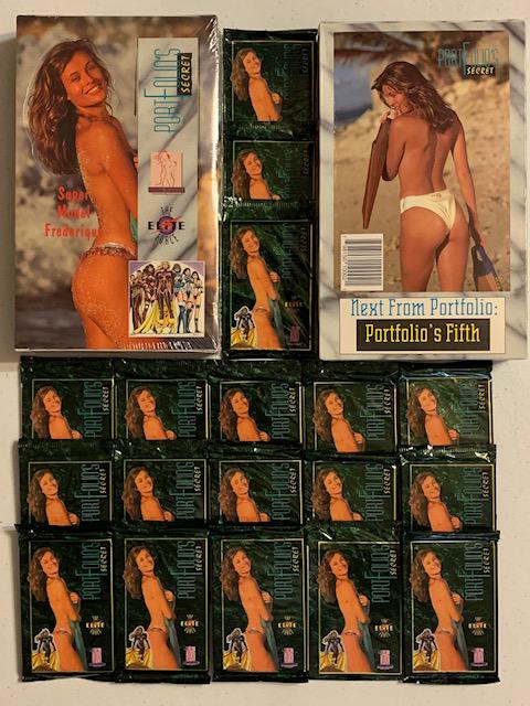 18  Rare Packs of Supermodel Portfolio Trading Cards (1 of 1)