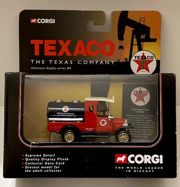 CORGI Toys Die-Cast TEXACO Ford Model T Fuel Tanker: TEXACO Ford Model T Fuel Tanker Truck / Mint in Original Sealed Box