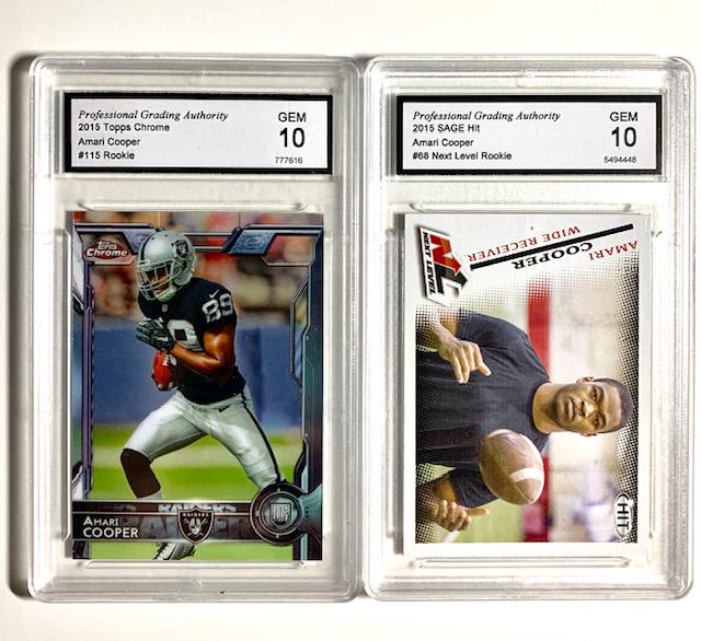 2 AMARI COOPER Rookie Football Cards DALLAS COWBOYS (1 of 1)