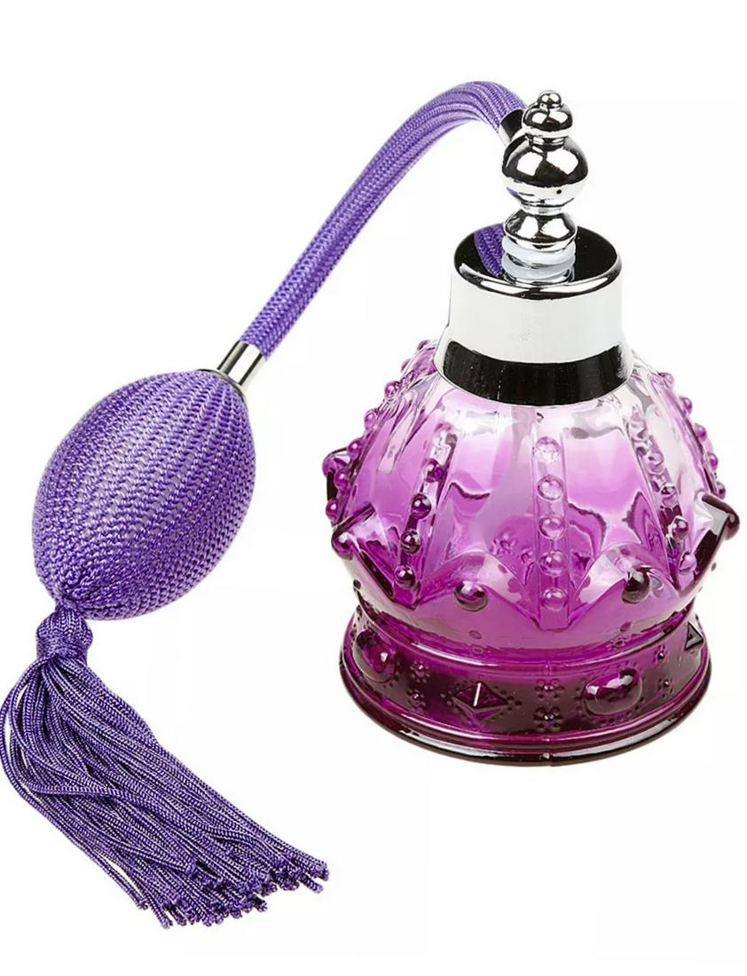 Beautiful Italian Crown Atomizer Perfume Bottle (1 of 2)
