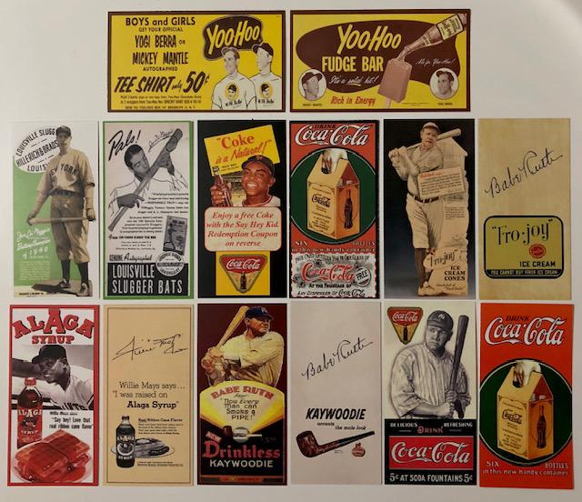 Babe Ruth/DiMaggio/Mantle/Mays Baseball Cards (1 of 1)